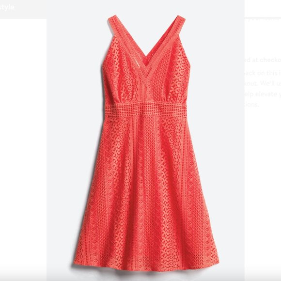 COLLECTIVE CONCEPTS Janiya Cotton Blend Lace Knit Dress - Picture 1 of 9